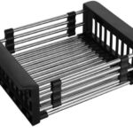 SCHTOFF KR-1 BLACK Коландер раздвижной для мойки (черный)